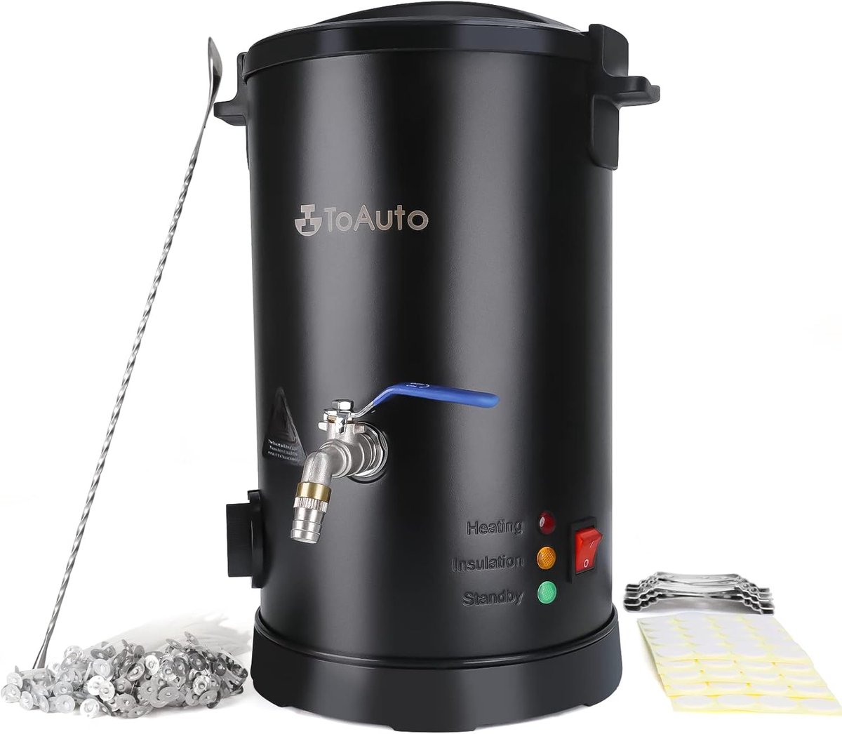 ToAuto Waxmelter 5 LT | Elektrische Wassmelter | ToAutoTool | Smeltketel | Zelf Kaarsen Maken | Kaarsenwas | TOAUTO Wax Melter |